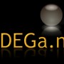 Logotipo de TADEGa sobre fondo negro.